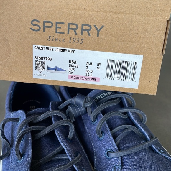 BRAND NEW SPERRY Crest Vibe Jersey Sneaker - Picture 10 of 12